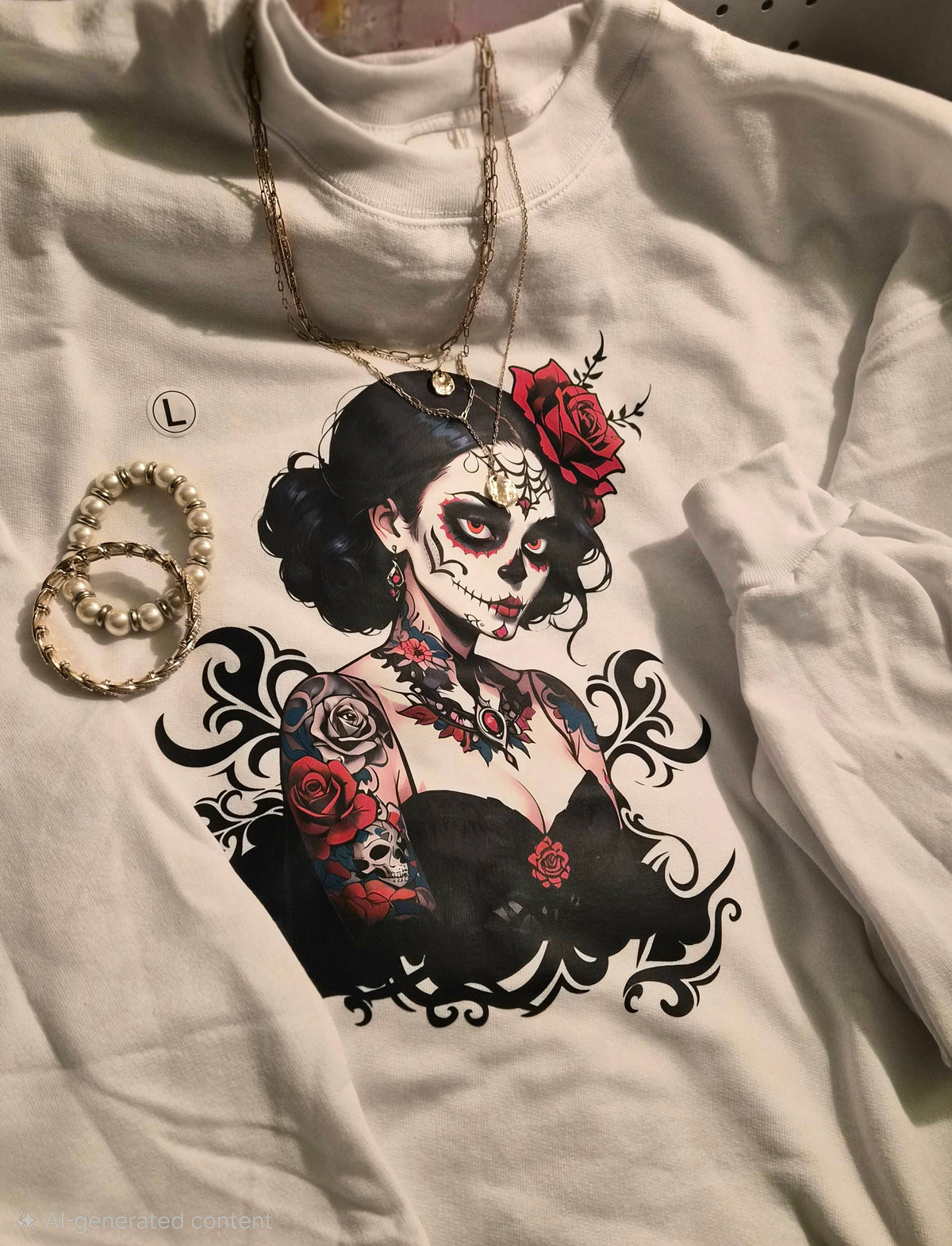 Female Skull Candy Sweatshirt