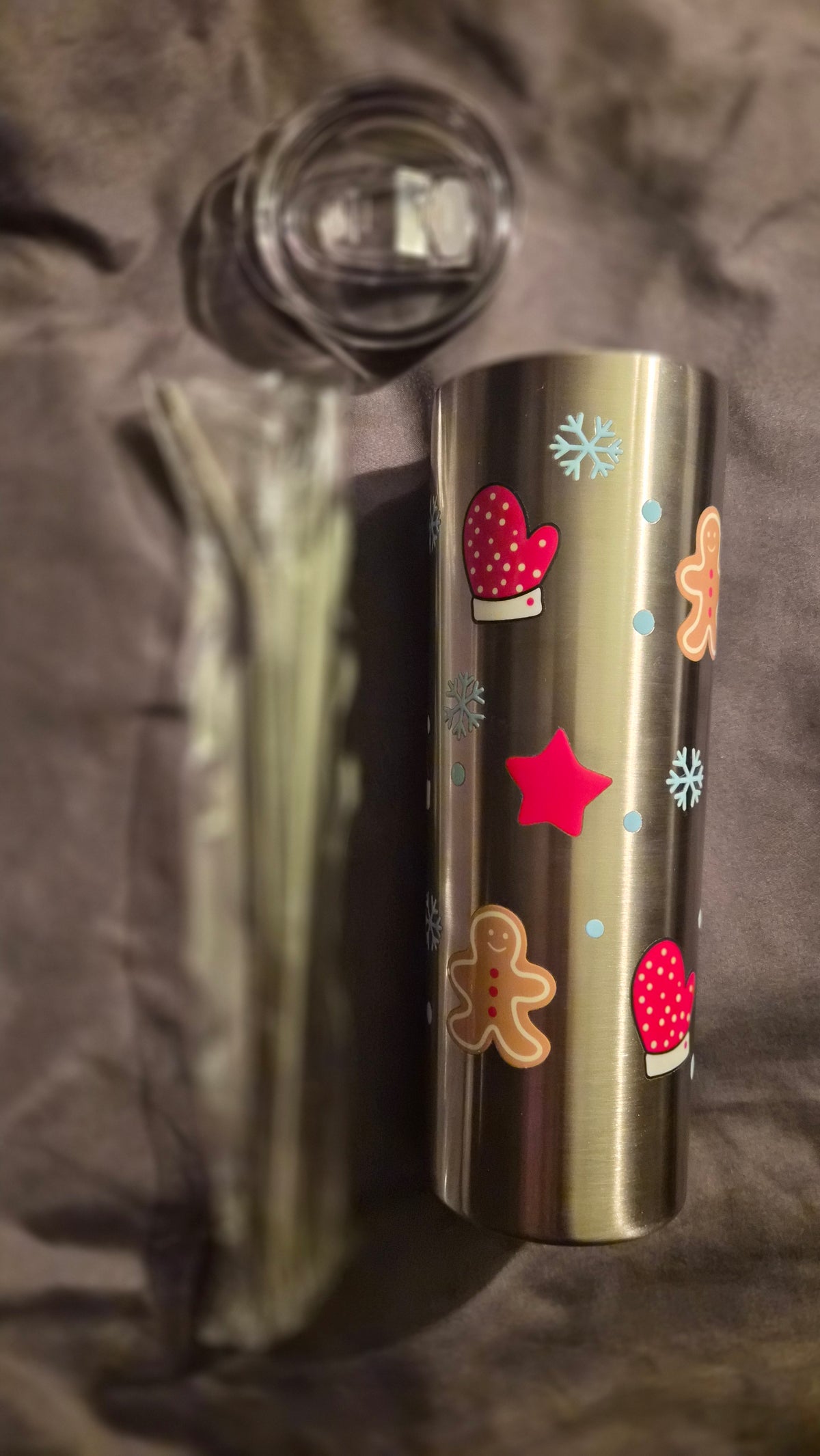 Metal Tumbler – Christmas Themed