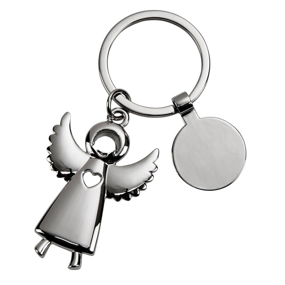 Standing Angel Keychain with Engraving Tag – Memorial Gift | Sympathy Gift
