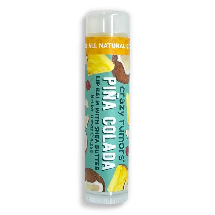 Pina Colada Lip Balm – Tropical Natural Lip Balm | Fun Stocking Stuffer