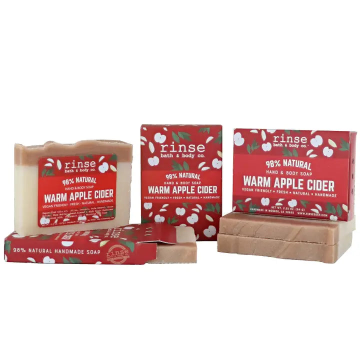 Mini Apple Cider Soap – Handmade Fall Scented Bar Soap | Stocking Stuffer