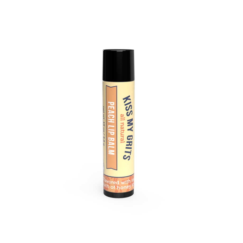 Georgia Peach Lip Balm – Natural Moisturizing Lip Balm with Mango Butter & Beeswax | Stocking Stuffer